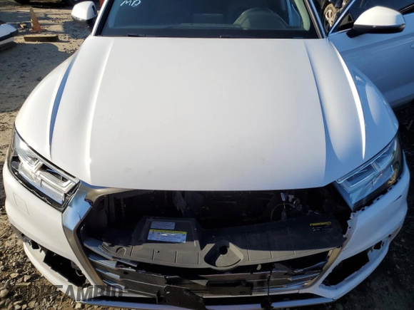 2020 Audi Q5 Premium Plus with VIN WA1BNAFYXL2032650, listed as a Copart auction lot 50775665 with 44,100 mi miles and Salvage title. Bid and sale history available at DreamBid. Image 12.
