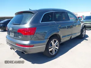 2015 Audi Q7 Premium Plus with VIN WA1LGAFE7FD002275, listed as a IAAI auction lot 42314167 with 144,291 mi miles and . Bid and sale history available at DreamBid. Image 4.