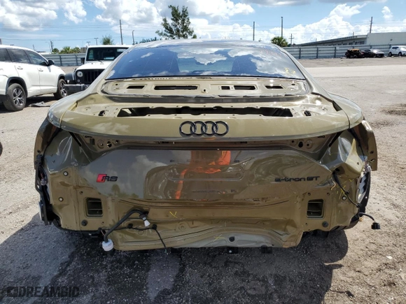 2022 Audi RS e-tron GT with VIN WAUBHBFWXN7904541, listed as a Copart auction lot 68877093 with 2676 miles. Bid and sale history available at carsss.com. Image 6.