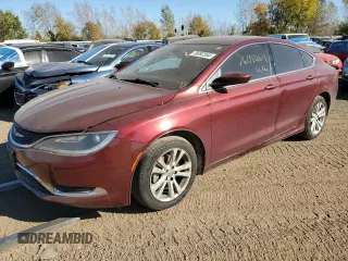 2015 Chrysler 200 Limited with VIN 1C3CCCABXFN717270, listed as a Copart auction lot 76092264 with 121,762 mi miles and Salvage title. Bid and sale history available at DreamBid. Image 1.