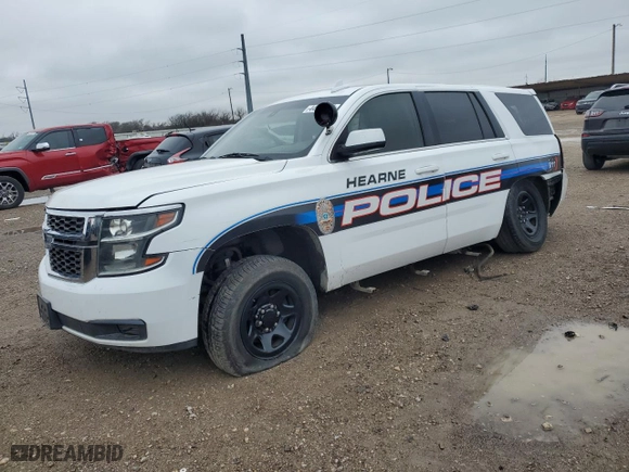 2016 Chevrolet Tahoe Commercial with VIN 1GNLCDEC5GR329224, listed as a Copart auction lot 44264475 with 0 mi miles and Salvage Title. Bid and sale history available at carsss.com. Image 1.