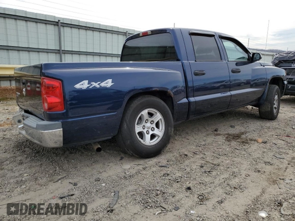 2006 Dodge Dakota SLT with VIN 1D7HW48K36S534305, listed as a Copart auction lot 50949035 with 185,537 mi miles and Salvage Title. Bid and sale history available at carsss.com. Image 3.