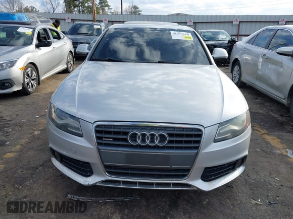 2009 Audi A4 2.0T Prem Plus with VIN WAUSF78K49N014535, listed as a IAAI auction lot 41579110 with 88,132 mi miles. Bid and sale history available at carsss.com. Image 12.