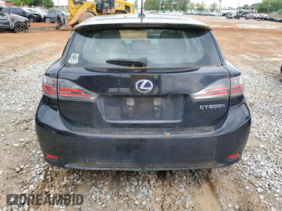 2011 Lexus CT 200h with VIN JTHKD5BH9B2044985, listed as a Copart auction lot 54451325 with 194,838 mi miles and Clean Title. Bid and sale history available at carsss.com. Image 6.