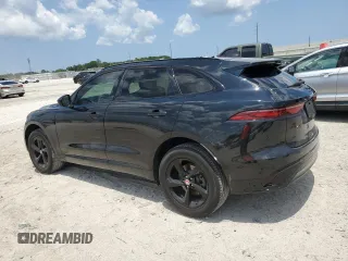 2023 Jaguar F-Pace S with VIN SADCJ2EX4PA714735, listed as a Copart auction lot 62276255 with 28,353 mi miles and Salvage title. Bid and sale history available at DreamBid. Image 2.