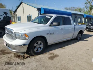 2018 Ram 1500 Big Horn with VIN 1C6RR6TT6JS149287, listed as a Copart auction lot 53430415 with 147,409 mi miles and Salvage title. Bid and sale history available at DreamBid. Image 1.
