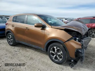 2021 Kia Sportage LX with VIN KNDPMCAC0M7876075, listed as a Copart auction lot 50161285 with Not Provided miles and Salvage Title. Bid and sale history available at carsss.com. Image 4.