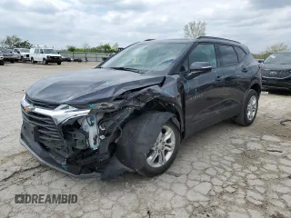 2022 Chevrolet Blazer LT z VIN 3GNKBCR46NS232765, wystawiony jako Copart lot #52862355 z przebiegiem 30 632 mil mil oraz Szkoda całkowita • Salvage title. Historia ofert i sprzedaży dostępna na DreamBid. Obrazek 1.