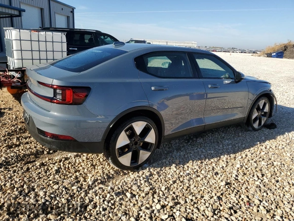 2023 Polestar 2 with VIN YSMEG3KA2PL141514, listed as a Copart auction lot 81797624 with 48,206 mi miles and Clean Title. Bid and sale history available at carsss.com. Image 3.