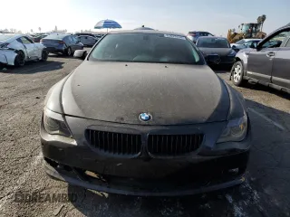 2007 BMW 6 Series 650i with VIN WBAEH13517CR51826, listed as a Copart auction lot 83833444 with 0 mi miles and Clean Title. Bid and sale history available at carsss.com. Image 5.