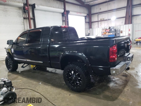 2007 Dodge Ram 3500 SXT with VIN 3D7MX39A67G801022, listed as a Copart auction lot 43378065 with 232,050 mi miles and Salvage Title. Bid and sale history available at carsss.com. Image 2.