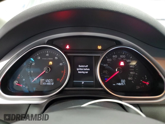 2013 Audi Q7 S line Prestige с VIN WA1DGAFE6DD008456, выставлен на аукционе Copart как лот 62296285 с пробегом 148 257 миль миль и Чистый • Clean title. История ставок и продаж доступна на DreamBid. Изображение 9.