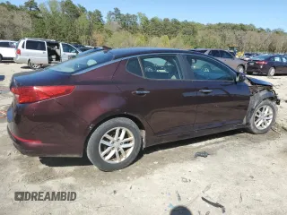 2012 Kia Optima LX with VIN 5XXGM4A73CG053476, listed as a Copart auction lot 53547885 with 233,948 mi miles and Salvage Title. Bid and sale history available at carsss.com. Image 3.