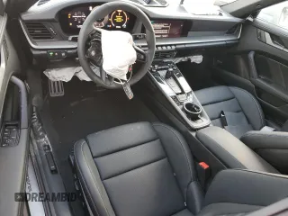 2025 Porsche 911 Carrera with VIN WP0CA2A90SS235847, listed as a Copart auction lot 86343464 with 197 mi miles and Salvage Title. Bid and sale history available at carsss.com. Image 8.