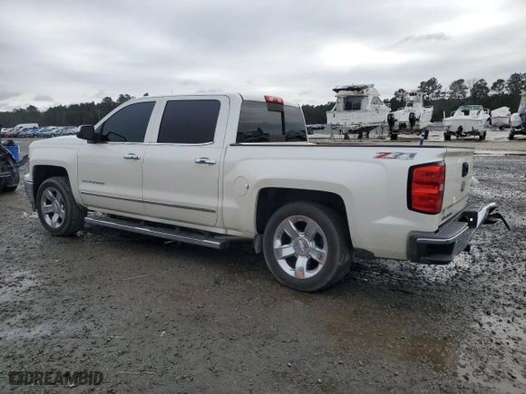 2015 Chevrolet Silverado 1500 LTZ with VIN 3GCUKSEJ5FG363665, listed as a Copart auction lot 86437574 with 122,824 mi miles and Salvage Title. Bid and sale history available at carsss.com. Image 2.