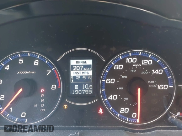 2007 Acura TSX Navi with VIN JH4CL969X7C014218, listed as a IAAI auction lot 41687695 with 190,799 mi miles. Bid and sale history available at carsss.com. Image 7.