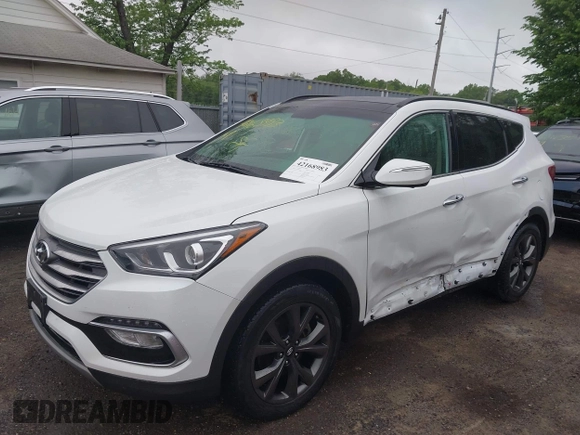 2018 Hyundai Santa Fe Ultimate with VIN 5NMZW4LA3JH088349, listed as a IAAI auction lot 42168983 with 66,884 mi miles and . Bid and sale history available at DreamBid. Image 6.
