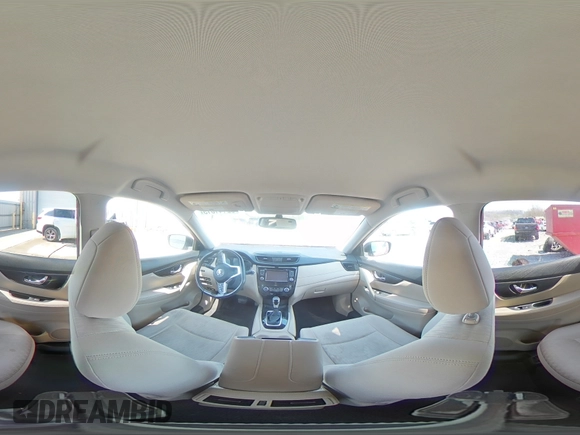 2017 Nissan Rogue S with VIN JN8AT2MV0HW258108, listed as a Copart auction lot 52141815 with 128,306 mi miles and Salvage Title. Bid and sale history available at carsss.com. Image 14.