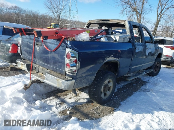 2007 Dodge Ram 2500 SLT with VIN 1D7KS28D47J502011, listed as a IAAI auction lot 41331381 with 1 mi miles. Bid and sale history available at carsss.com. Image 4.