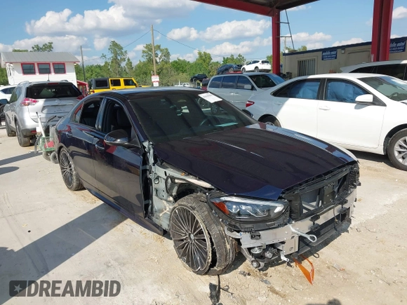 2023 Mercedes-Benz C 300 with VIN W1KAF4HB9PR091359, listed as a IAAI auction lot 41635990 with 20,507 mi miles and . Bid and sale history available at DreamBid. Image 1.
