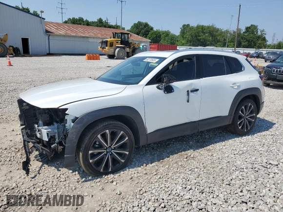 2023 Mazda CX-50 S Premium Plus with VIN 7MMVABEM2PN111463, listed as a Copart auction lot 60270505 with 21,191 mi miles and Salvage title. Bid and sale history available at DreamBid. Image 1.