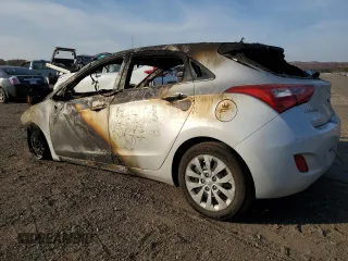 2017 Hyundai Elantra GT with VIN KMHD35LH6HU374894, listed as a Copart auction lot 78485924 with 0 mi miles and Salvage Title. Bid and sale history available at carsss.com. Image 2.