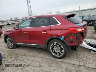 2016 Lincoln MKX Reserve with VIN 2LMTJ8LR9GBL29260, listed as a Copart auction lot 48783825 with 125,140 mi miles and Clean Title. Bid and sale history available at DreamBid. Image 2.