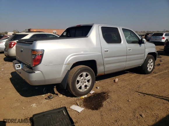 2007 Honda Ridgeline RTS with VIN 2HJYK16427H550511, listed as a Copart auction lot 76819174 with 171,824 mi miles and Salvage Title. Bid and sale history available at carsss.com. Image 3.