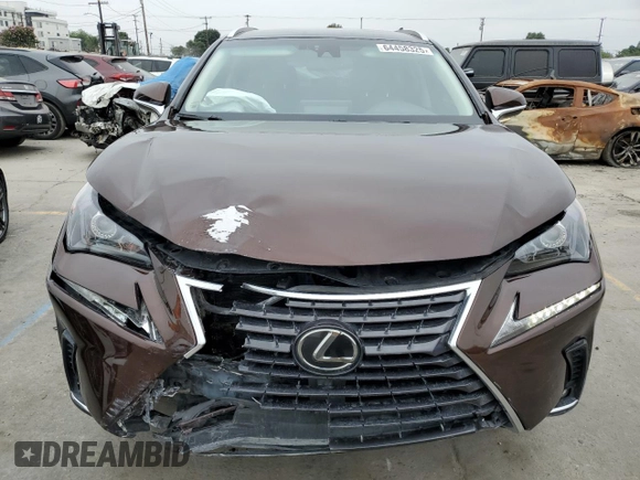 2019 Lexus NX 300 with VIN JTJYARBZ7K2136310, listed as a Copart auction lot 64458325 with 83,688 mi miles and Salvage title. Bid and sale history available at DreamBid. Image 5.