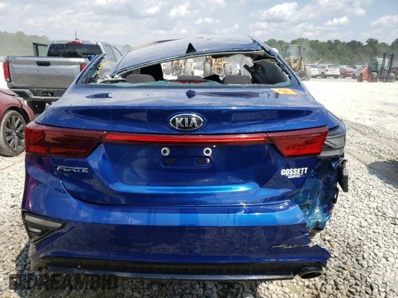 2021 Kia Forte LXS with VIN 3KPF24AD6ME337797, listed as a Copart auction lot 67763584 with 123,423 mi miles and Salvage Title. Bid and sale history available at carsss.com. Image 6.