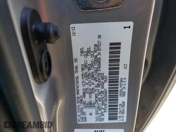 2013 Toyota Tundra с VIN 5TFDY5F10DX284847, выставлен на аукционе Copart как лот 52356135 с пробегом 80 774 миль миль и Списание • Salvage title. История ставок и продаж доступна на DreamBid. Изображение 14.