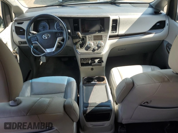 2015 Toyota Sienna Limited with VIN 5TDDK3DCXFS114708, listed as a Copart auction lot 55411465 with Not Provided miles and Salvage Title. Bid and sale history available at DreamBid. Image 8.