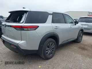 2023 Nissan Pathfinder S with VIN 5N1DR3AA7PC264417, listed as a IAAI auction lot 41892386 with 18,116 mi miles and . Bid and sale history available at DreamBid. Image 4.