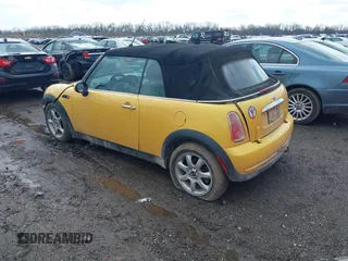 2007 MINI Convertible with VIN WMWRF33507TG16661, listed as a IAAI auction lot 41674275 with 133,838 mi miles and . Bid and sale history available at DreamBid. Image 3.