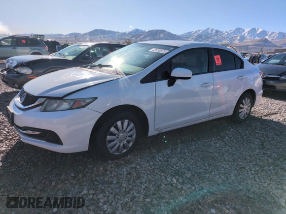 2015 Honda Civic Sedan LX with VIN 2HGFB2E50FH501769, listed as a Copart auction lot 42050625 with 0 mi miles and Salvage Title. Bid and sale history available at carsss.com. Image 1.