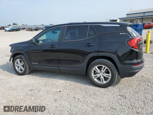 2021 GMC Terrain SLE with VIN 3GKALMEVXML371350, listed as a Copart auction lot 59190475 with 45,443 mi miles and Salvage title. Bid and sale history available at DreamBid. Image 2.