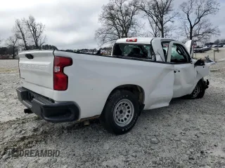 2020 Chevrolet Silverado 1500 Work Truck with VIN 3GCNWAEF5LG146627, listed as a Copart auction lot 45207925 with Not Provided miles and Salvage Title. Bid and sale history available at carsss.com. Image 3.