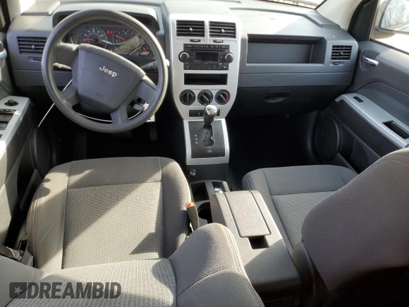 2008 Jeep Compass Sport with VIN 1J8FF47W68D686438, listed as a Copart auction lot 49346045 with 140,882 mi miles and Salvage Title. Bid and sale history available at carsss.com. Image 8.
