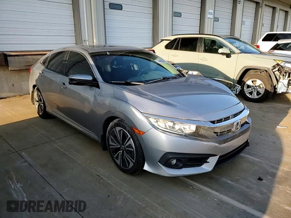 2016 Honda Civic EX-L with VIN 19XFC1F75GE025800, listed as a Copart auction lot 84600314 with 80,514 mi miles and Salvage title. Bid and sale history available at DreamBid. Image 10.