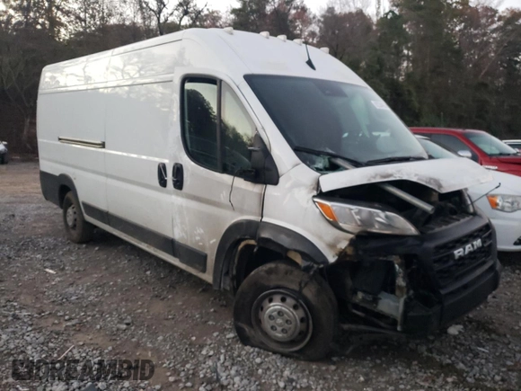 2023 Ram ProMaster Cargo with VIN 3C6MRVJG6PE506912, listed as a Copart auction lot 82334984 with Not Provided miles and Salvage Title. Bid and sale history available at DreamBid. Image 4.