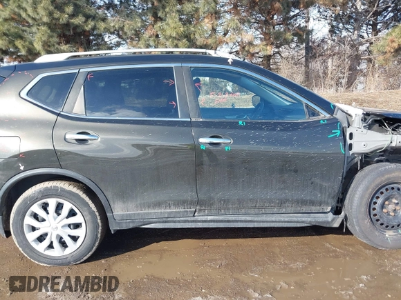 2017 Nissan Rogue SV with VIN KNMAT2MVXHP518360, listed as a IAAI auction lot 41618016 with 140,684 mi miles and . Bid and sale history available at carsss.com. Image 13.