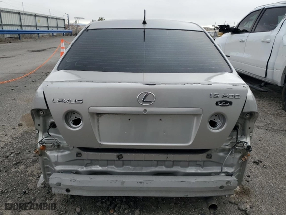 2002 Lexus IS 300 with VIN JTHBD192020038109, listed as a Copart auction lot 43072175 with 110,904 mi miles and Salvage Title. Bid and sale history available at carsss.com. Image 6.
