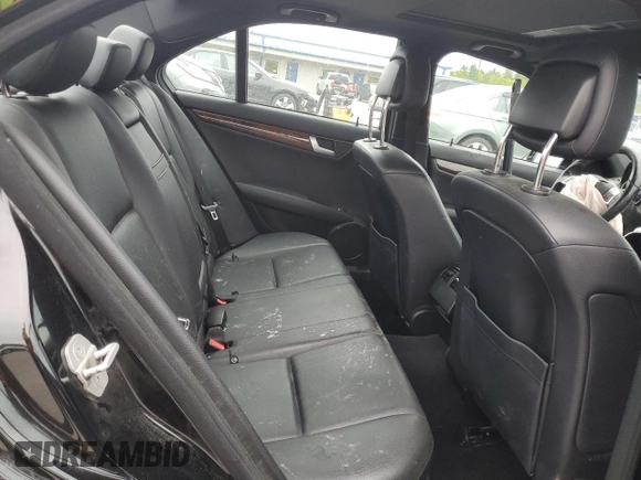 2012 Mercedes-Benz C 300 Sport with VIN WDDGF8BBXCR193158, listed as a Copart auction lot 57283155 with 108,486 mi miles and Salvage title. Bid and sale history available at DreamBid. Image 10.