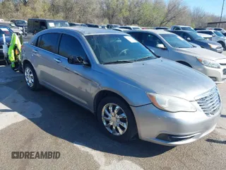 2013 Chrysler 200 LX with VIN 1C3CCBAB4DN733262, listed as a IAAI auction lot 41842571 with 232,878 mi miles. Bid and sale history available at carsss.com. Image 1.