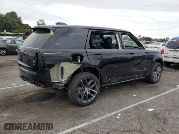 2024 Land Rover Range Rover SE z VIN SALKPBFU8RA253321, wystawiony jako Copart lot #52424685 z przebiegiem 10 418 mil mil oraz Szkoda całkowita • Salvage title. Historia ofert i sprzedaży dostępna na DreamBid. Obrazek 3.