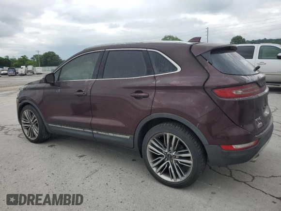 2016 Lincoln MKC Reserve with VIN 5LMTJ3DH7GUJ31756, listed as a Copart auction lot 58563035 with Not provided miles and Salvage title. Bid and sale history available at DreamBid. Image 2.
