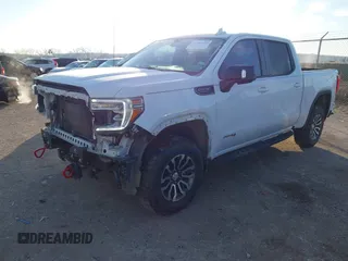 2021 GMC Sierra 1500 AT4 with VIN 1GTP9EED9MZ158044, listed as a IAAI auction lot 41192139 with 95,960 mi miles. Bid and sale history available at carsss.com. Image 2.