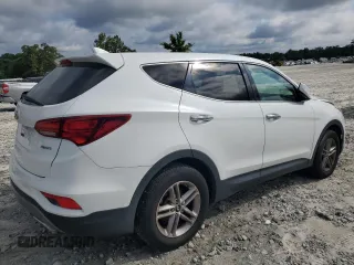 2017 Hyundai Santa Fe 2.4L z VIN 5XYZT3LB8HG434749, wystawiony jako Copart lot #60261275 z przebiegiem 128 099 mil mil oraz Czysty tytuł • Clean title. Historia ofert i sprzedaży dostępna na DreamBid. Obrazek 3.
