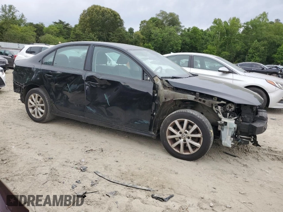 2012 Volkswagen Jetta SE with VIN 3VWDP7AJ3CM451497, listed as a Copart auction lot 58322715 with 180,266 mi miles and Salvage title. Bid and sale history available at DreamBid. Image 4.