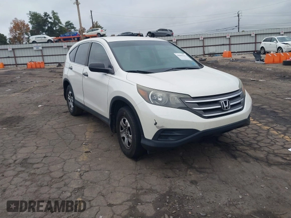2014 Honda CR-V LX with VIN 5J6RM3H39EL015673, listed as a IAAI auction lot 40808262 with 156,729 mi miles. Bid and sale history available at carsss.com. Image 1.